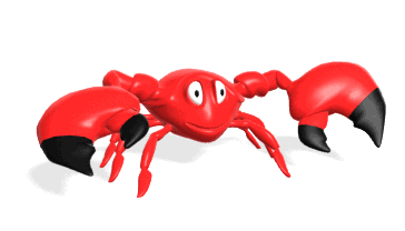 animated crab